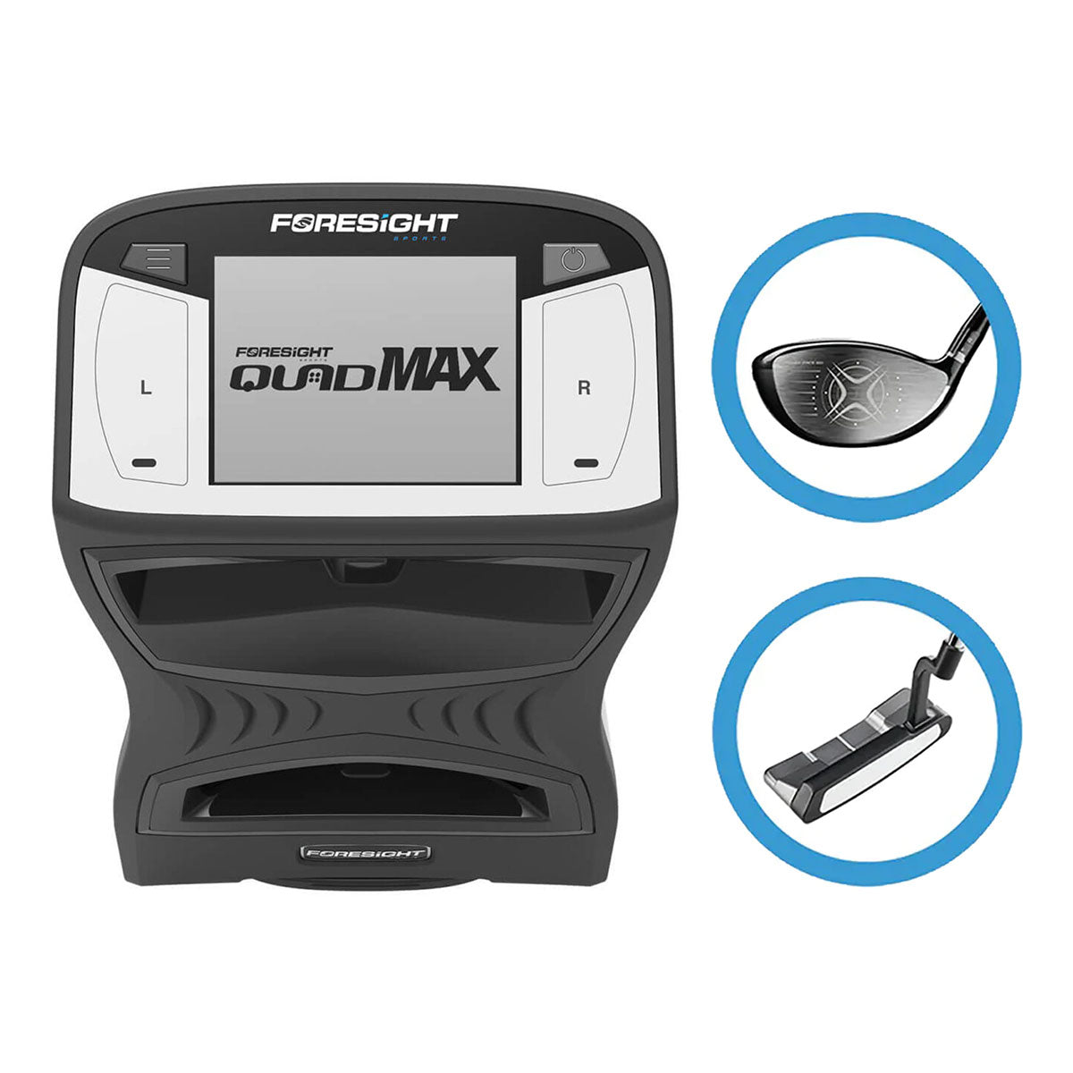 Foresight QuadMAX with PlayBetter SimStudio™ COMPLETE Package | Golf Simulator Studio with Impact Screen, Enclosure, Side Barriers, Hitting/Putting Mats & Projector