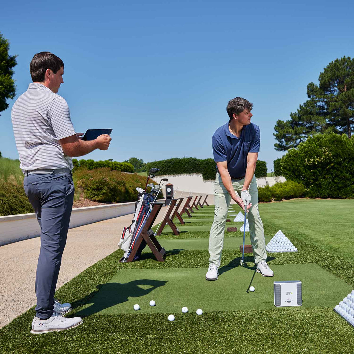 SkyTrak+ Portable Hitting Net Golf Studio Package
