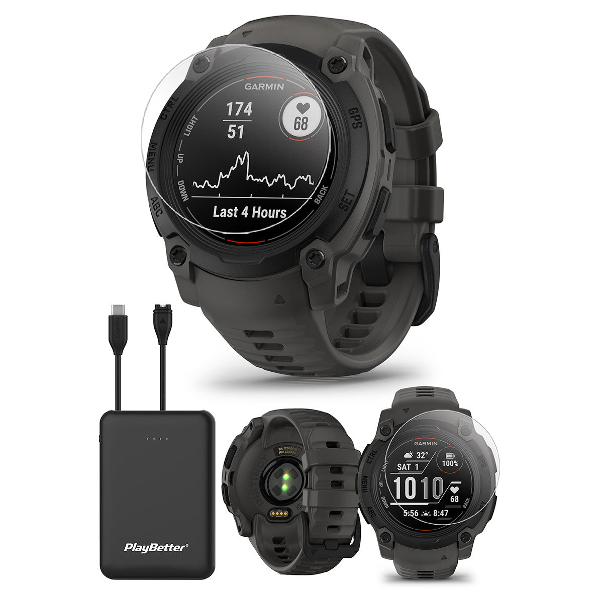 Garmin Instinct E Rugged GPS Smartwatch