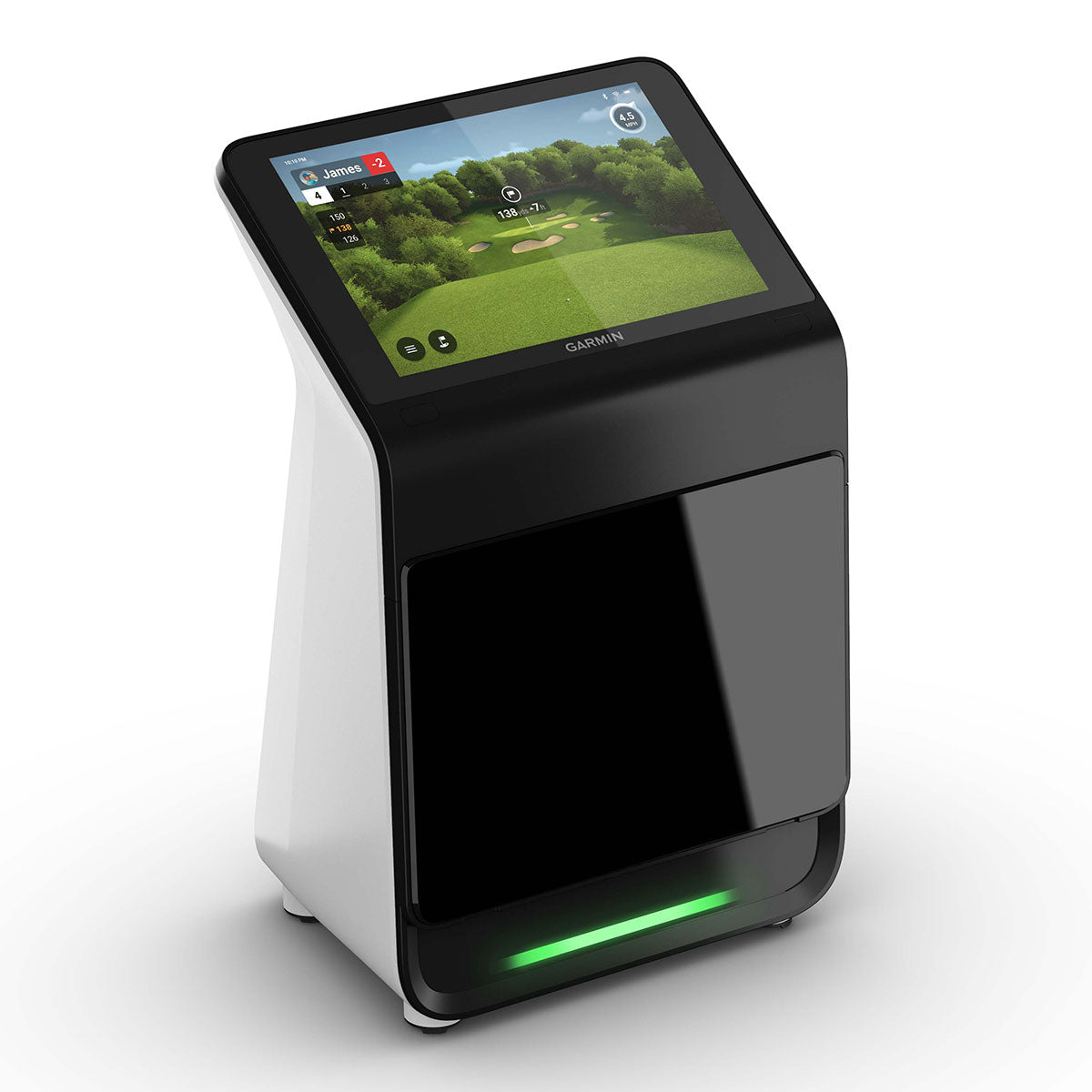 Garmin Approach R50 SportScreen Vanish LITE Hybrid-Retractable Golf Studio Complete Package | Home Golf Simulator Studio with Impact Screen, Enclosure, Hitting Mat, Putting Turf & Projector