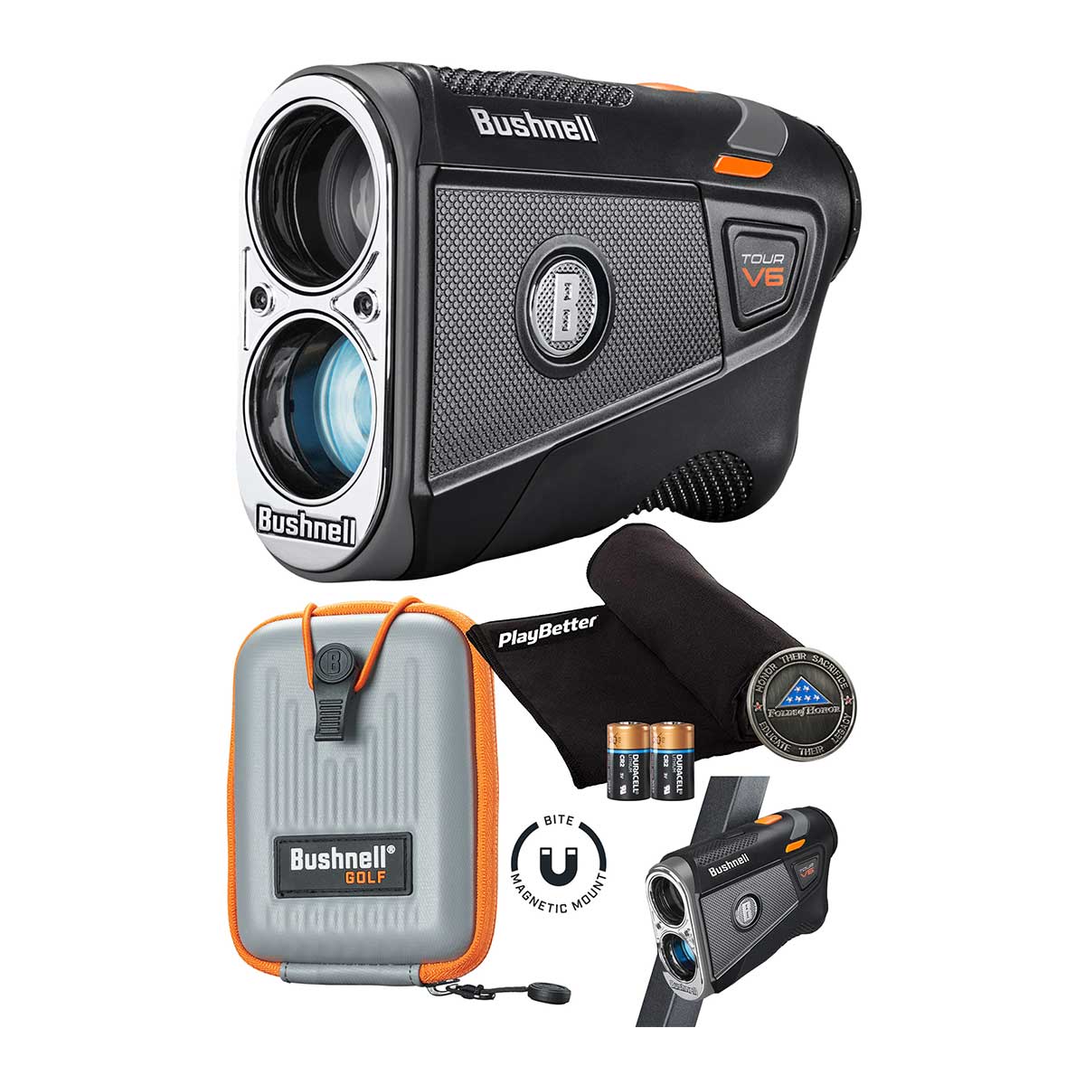 Bushnell Tour V6 / Tour V6 Shift Golf Laser Rangefinder Patriot Pack