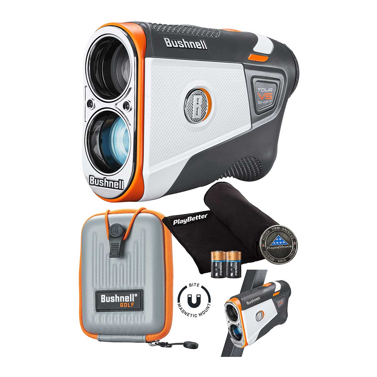 Bushnell Tour V6 / Tour V6 Shift Golf Laser Rangefinder Patriot Pack