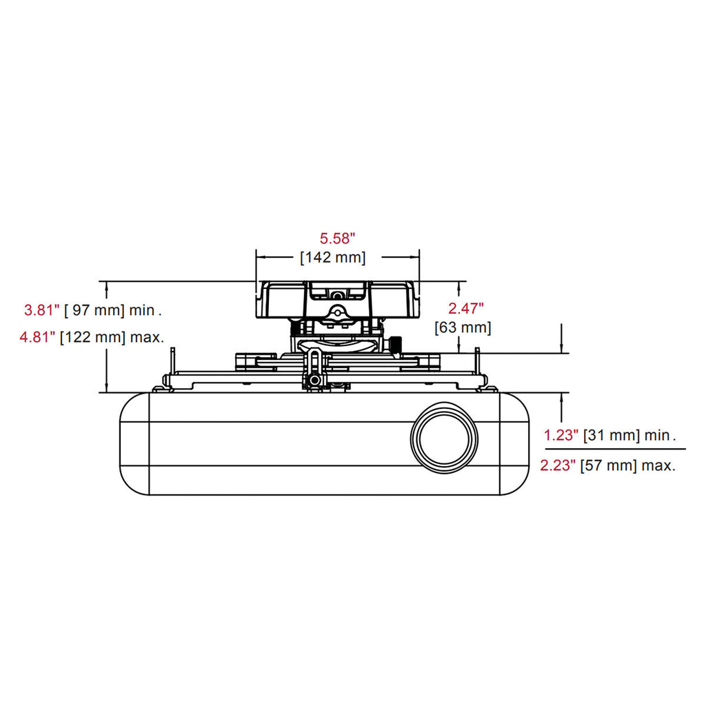 Carl's Drop-Mount Projector Mounting Kit