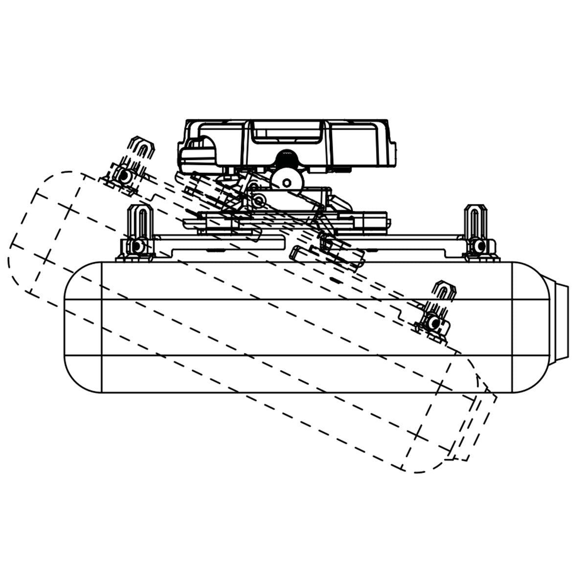 Carl's Drop-Mount Projector Mounting Kit