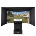 Foresight QuadMAX Launch Monitor with Carl's Place Curved Enclosure Home Golf Studio Package