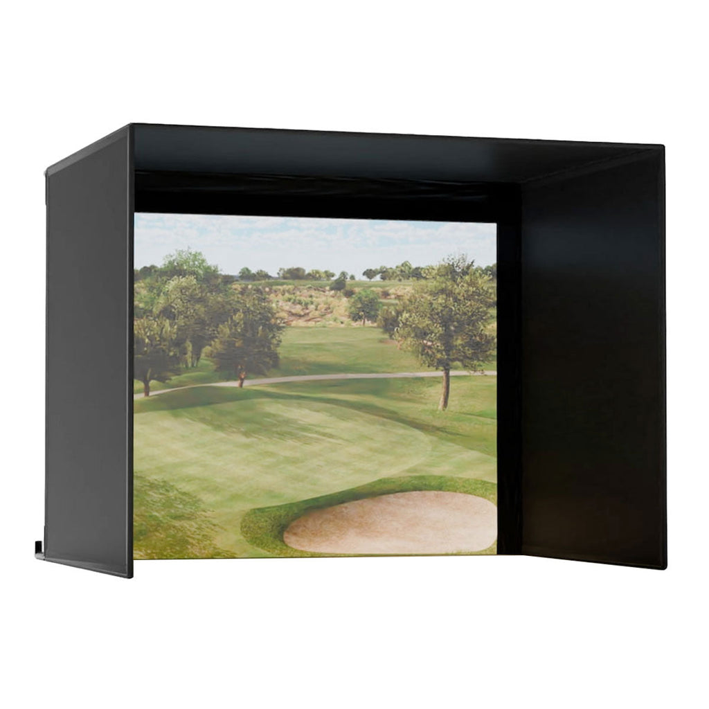 Carl's Place Complete Pro Golf Simulator Enclosure Kit with Impact Screen