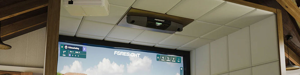 Foresight Falcon with PlayBetter SimStudio™ COMPLETE Package | Golf Simulator Studio with Impact Screen, Enclosure, Side Barriers, Hitting/Putting Mats & Projector