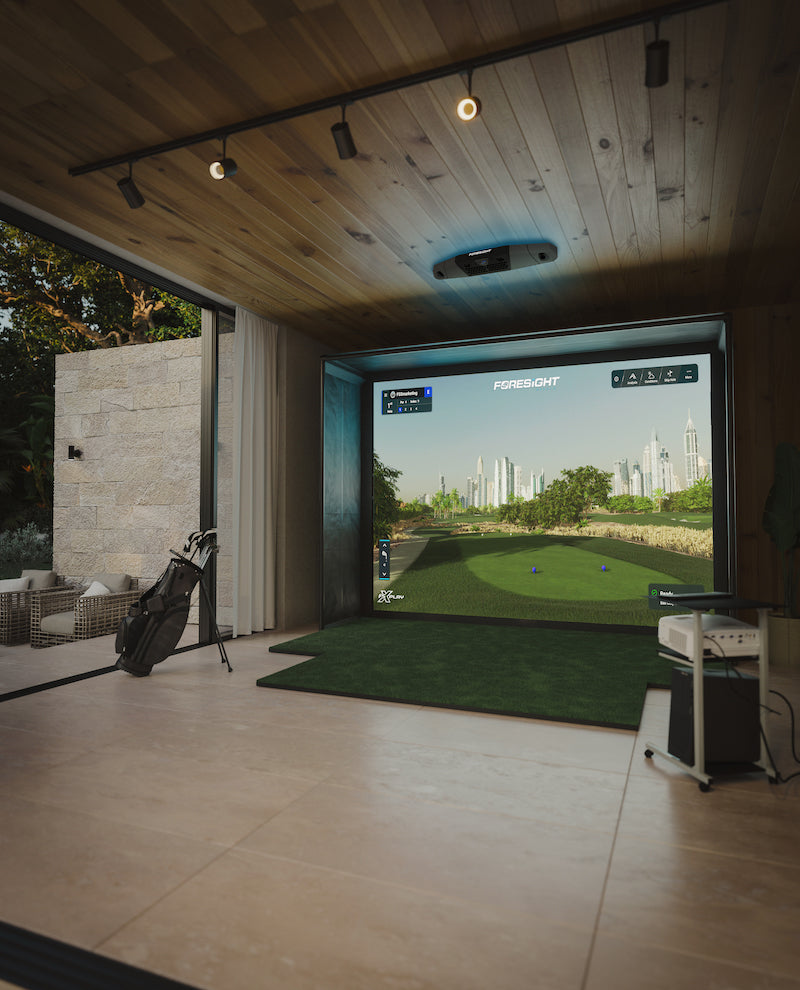 Foresight Falcon with PlayBetter SimStudio™ BYO (Build Your Own) Package – Custom Home Golf Simulator Studio Builder with Impact Screen, Enclosure, Optional Mats, Projector & More