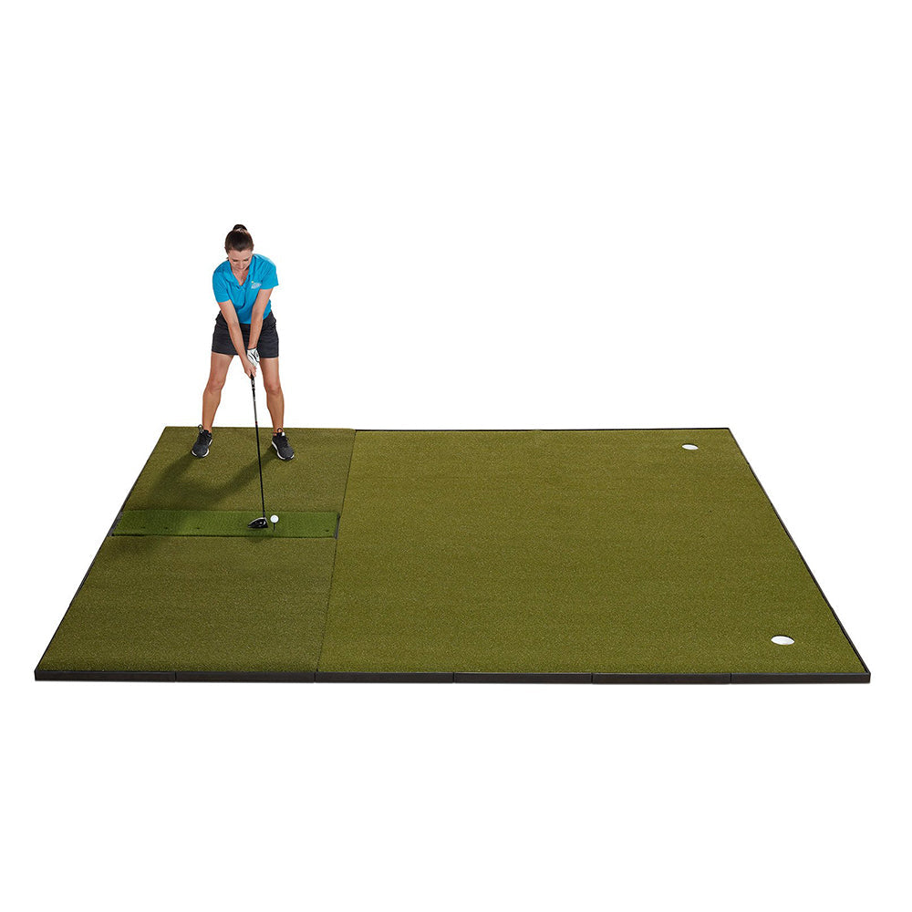 Fiberbuilt Combo Golf Hitting & Putting Mat System