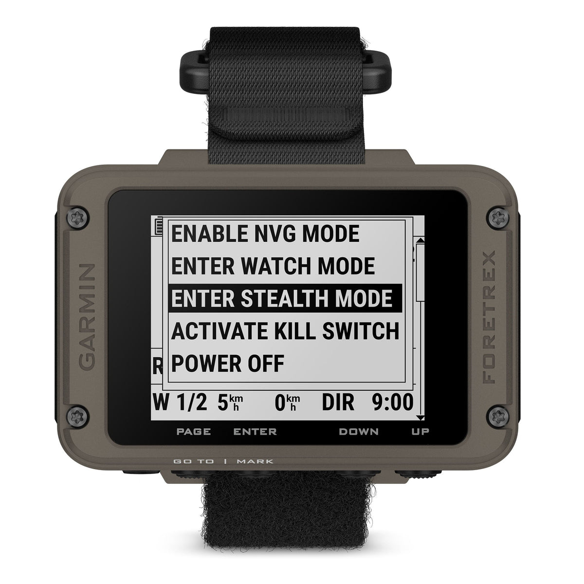 Garmin Foretrex 901 Ballistic Wrist-Mounted GPS Navigator with Strap