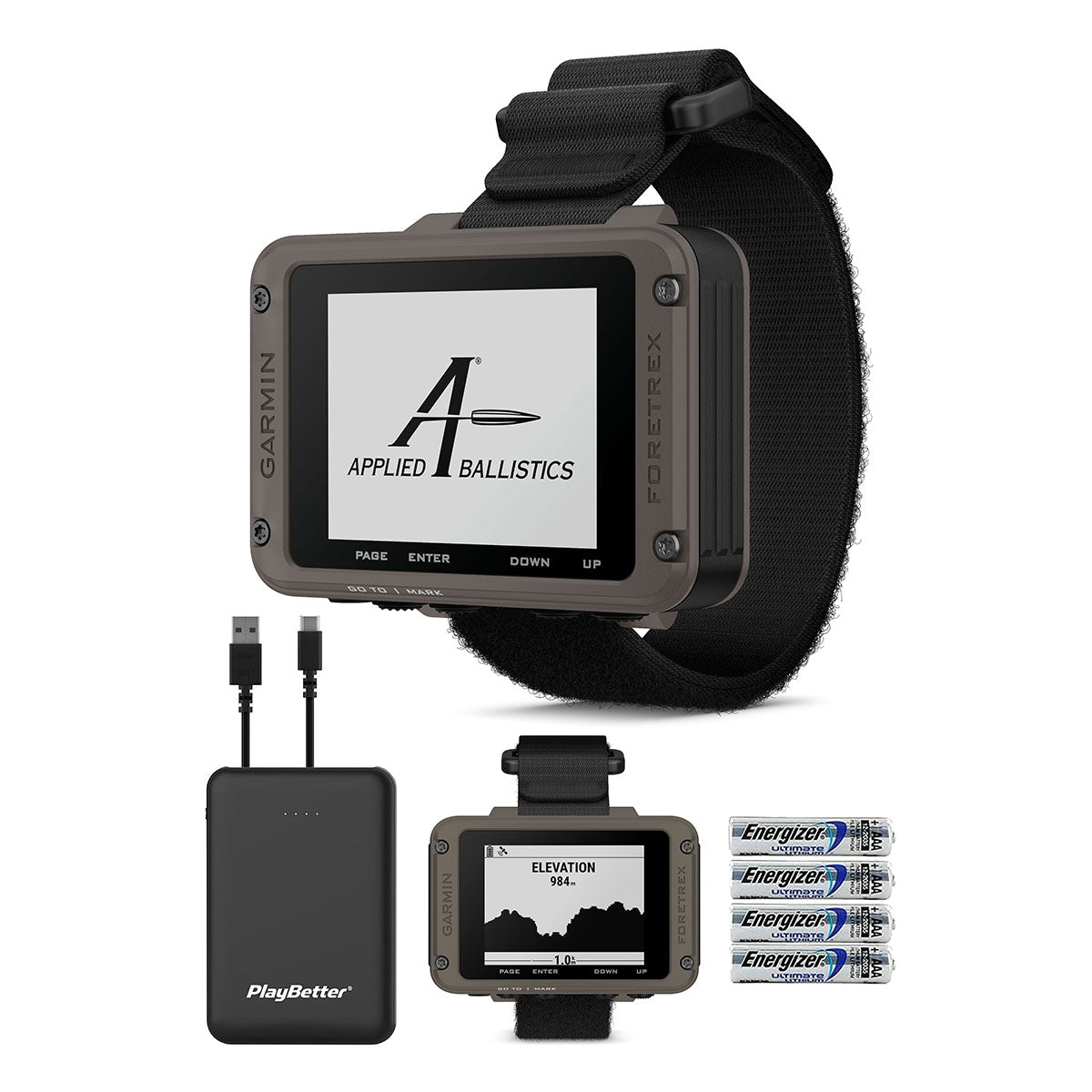 Garmin Foretrex 901 Ballistic Wrist-Mounted GPS Navigator with Strap
