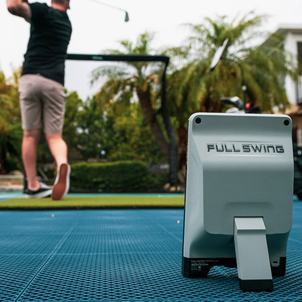 Full Swing KIT SportScreen Vanish Retractable Golf Studio Complete Package | Home Golf Simulator Studio with Impact Screen, Enclosure, Hitting Mat, Putting Turf & Projector