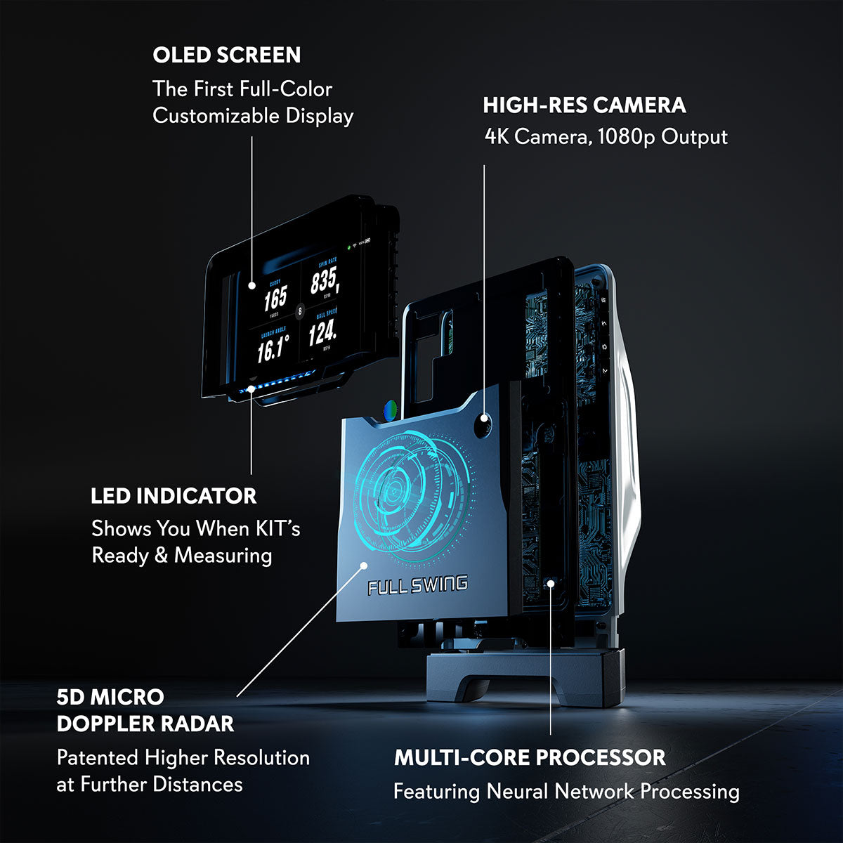 Full Swing KIT Golf Launch Monitor & Simulator (Open Box)