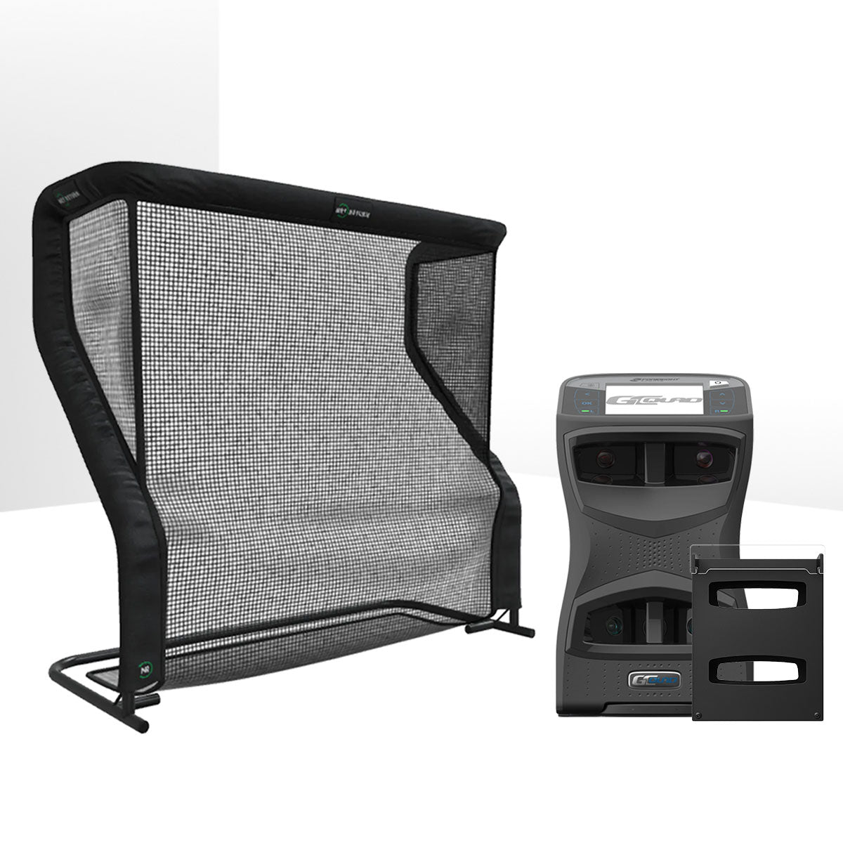 Foresight GCQuad Golf Launch Monitor & Simulator Home Net Studio with The Net Return Premium Hitting Net Package
