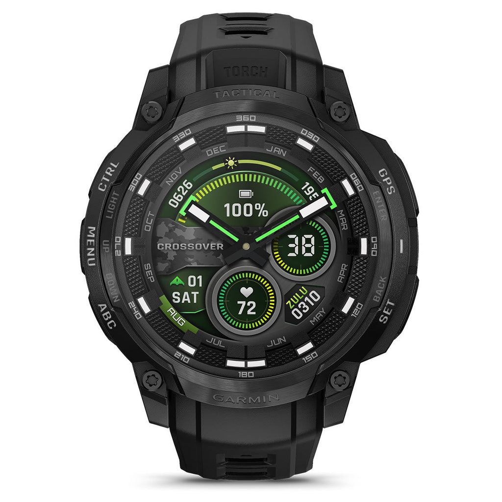 Garmin Instinct Crossover AMOLED Rugged GPS Smartwatch