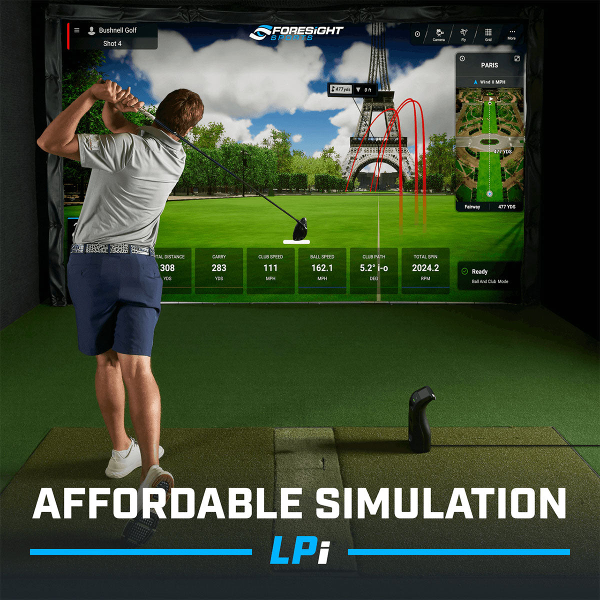 Bushnell LPi Personal Launch Monitor & Simulator (OPEN BOX)