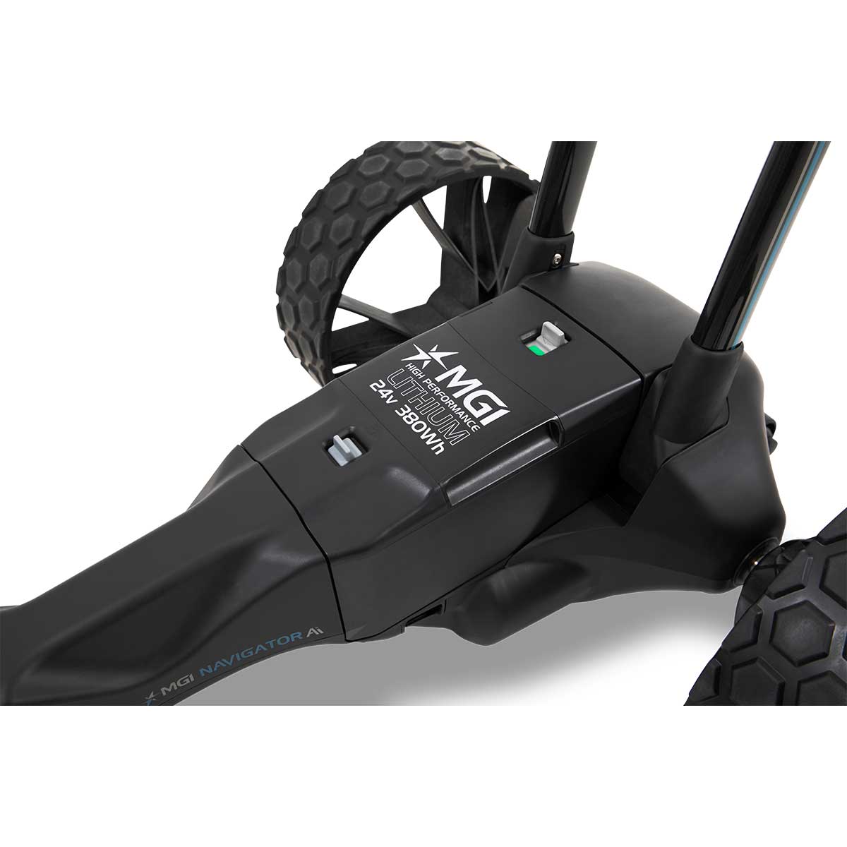 MGI Ai Navigator GPS+ Electric Golf Push Cart with Remote Control (36-Hole Battery)