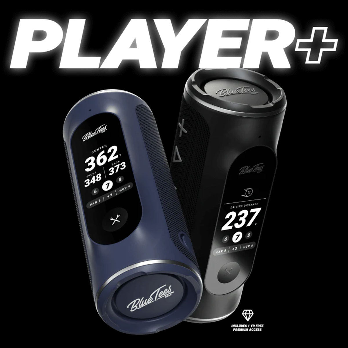 Blue Tees Golf Player+ Touchscreen GPS Speaker