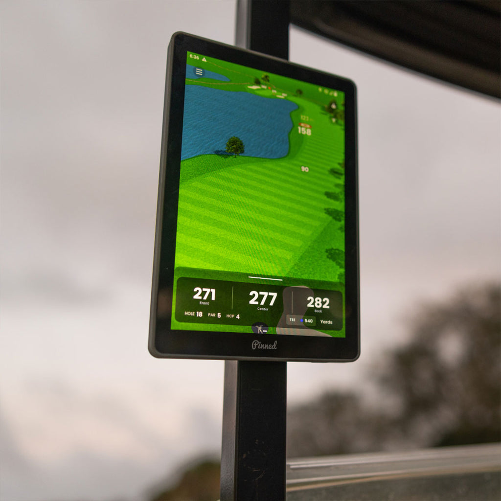 Pinned Golf The Caddie Portable GPS Golf Tablet