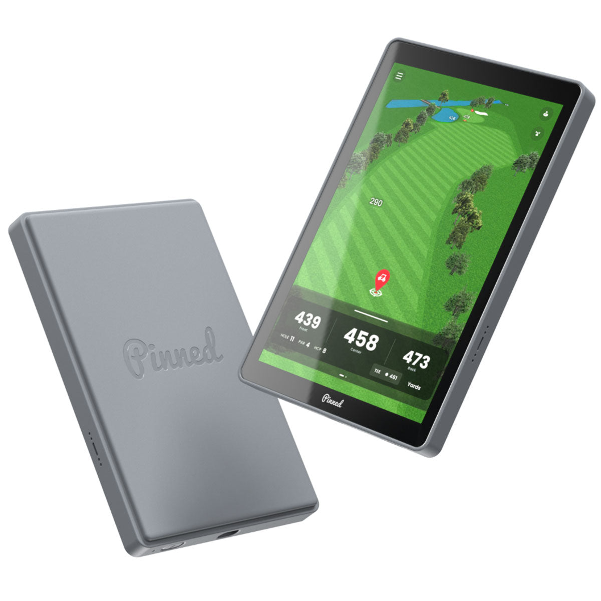 Pinned Golf The Caddie Portable GPS Golf Tablet