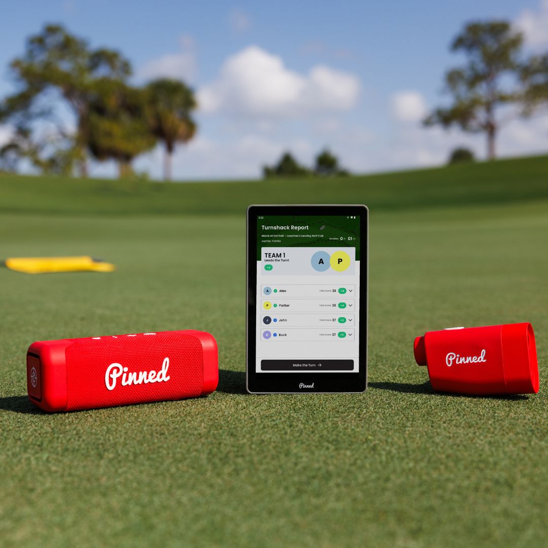 Pinned Golf The Caddie Portable GPS Golf Tablet