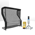 Rapsodo MLM2PRO Golf Launch Monitor & Simulator Home Net Studio with The Net Return Premium Hitting Net Package