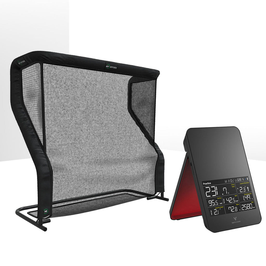 Swing Caddie SC4 PRO Golf Launch Monitor Home Hitting Net Studio with The Net Return Net or Package Options