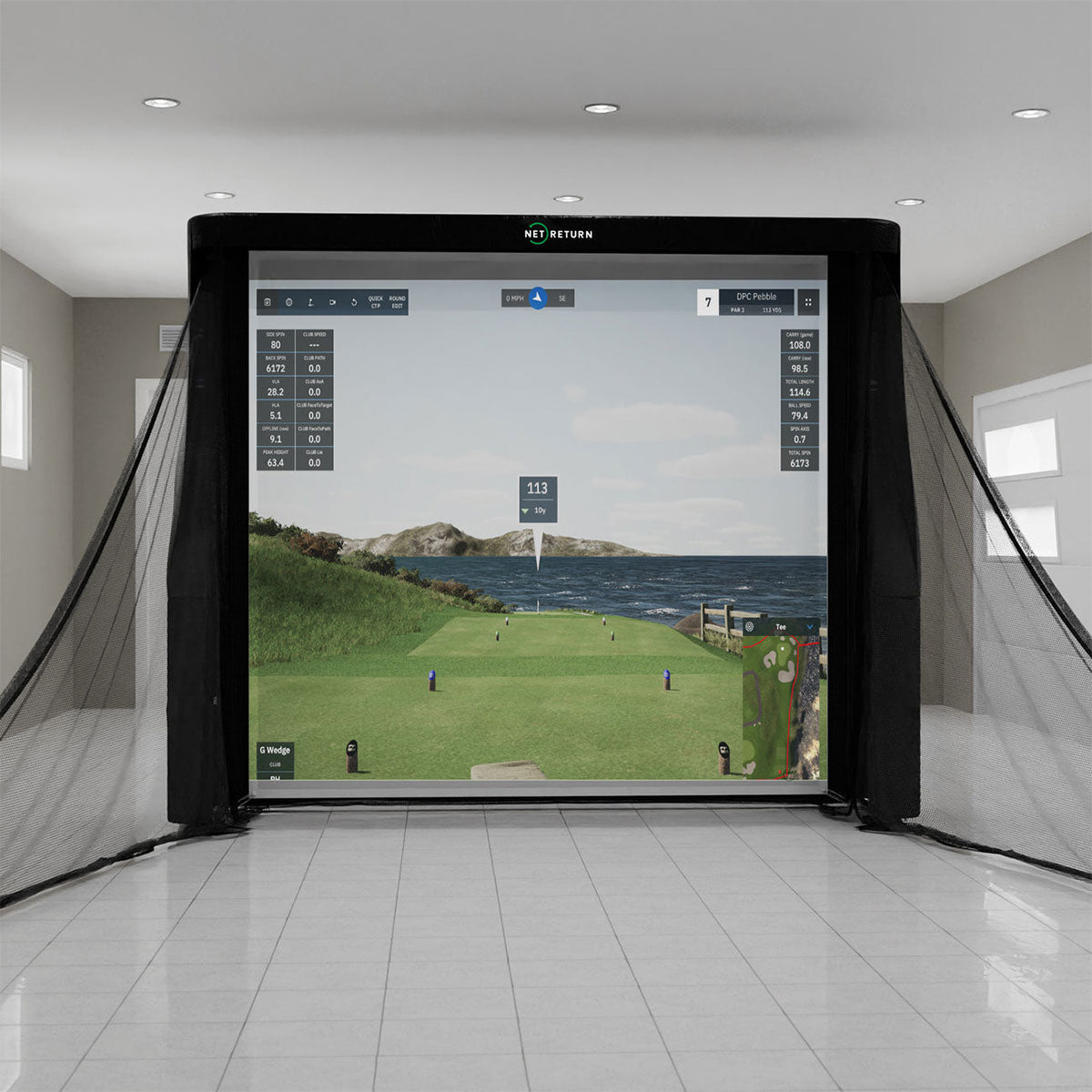 The Net Return  8 / 10 / 12 Simulator Bay Series with Turf Upgrade