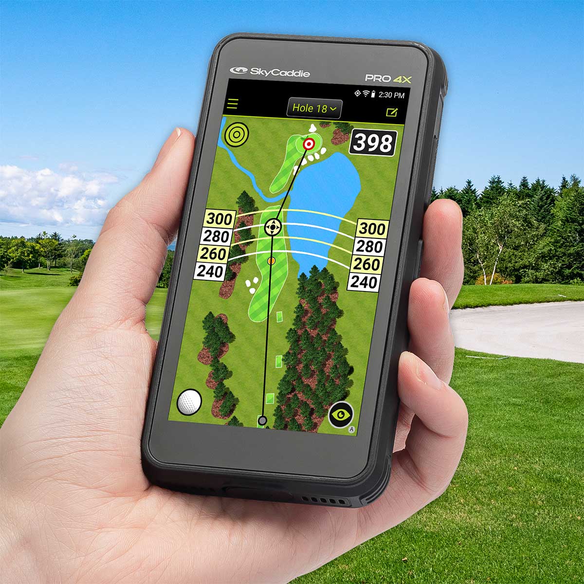 SkyCaddie PRO 4X Handheld Golf GPS