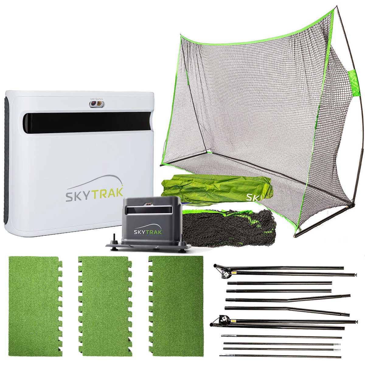 SkyTrak+ Portable Hitting Net Golf Studio Package