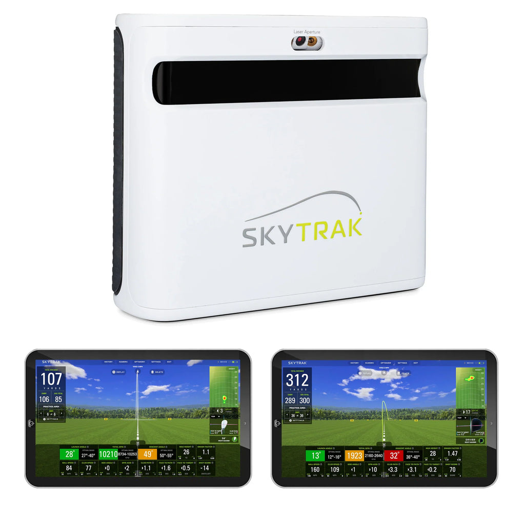 SkyTrak+ SportScreen Vanish LITE Hybrid-Retractable Golf Studio Complete Package | Home Golf Simulator Studio with Impact Screen, Enclosure, Hitting Mat, Putting Turf, Projector & 1-Year FREE Foresight Course Play