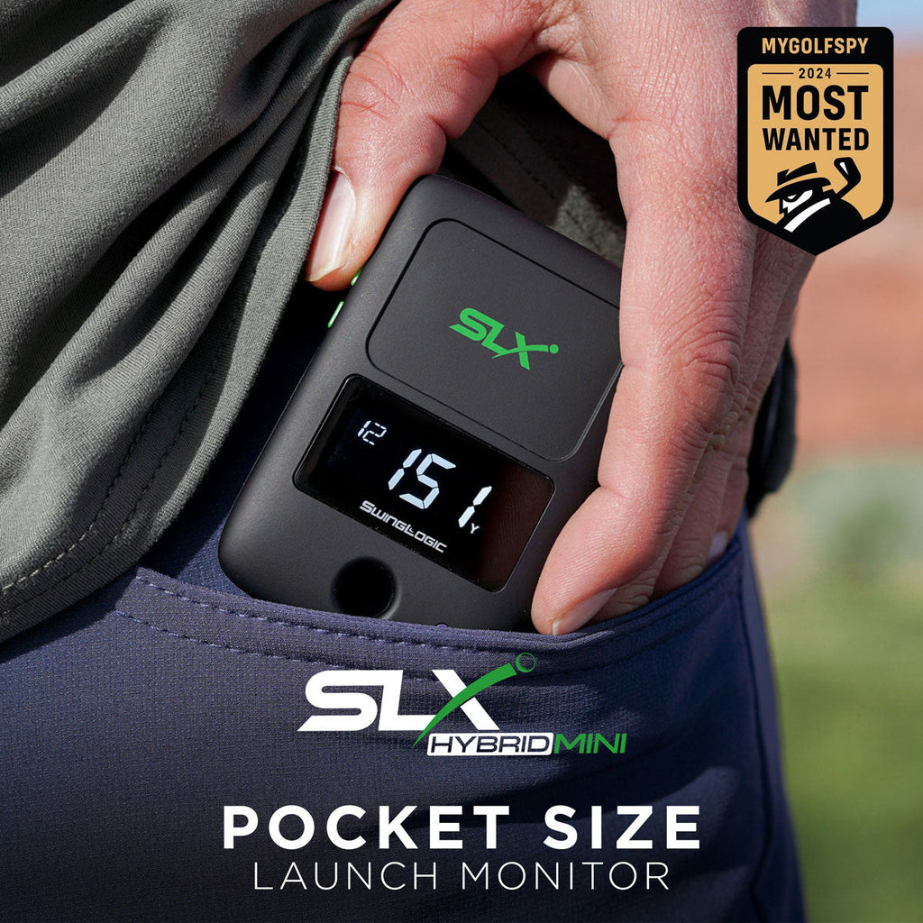 Swing Logic SLX HYBRID Mini Mobile Launch Monitor & GPS