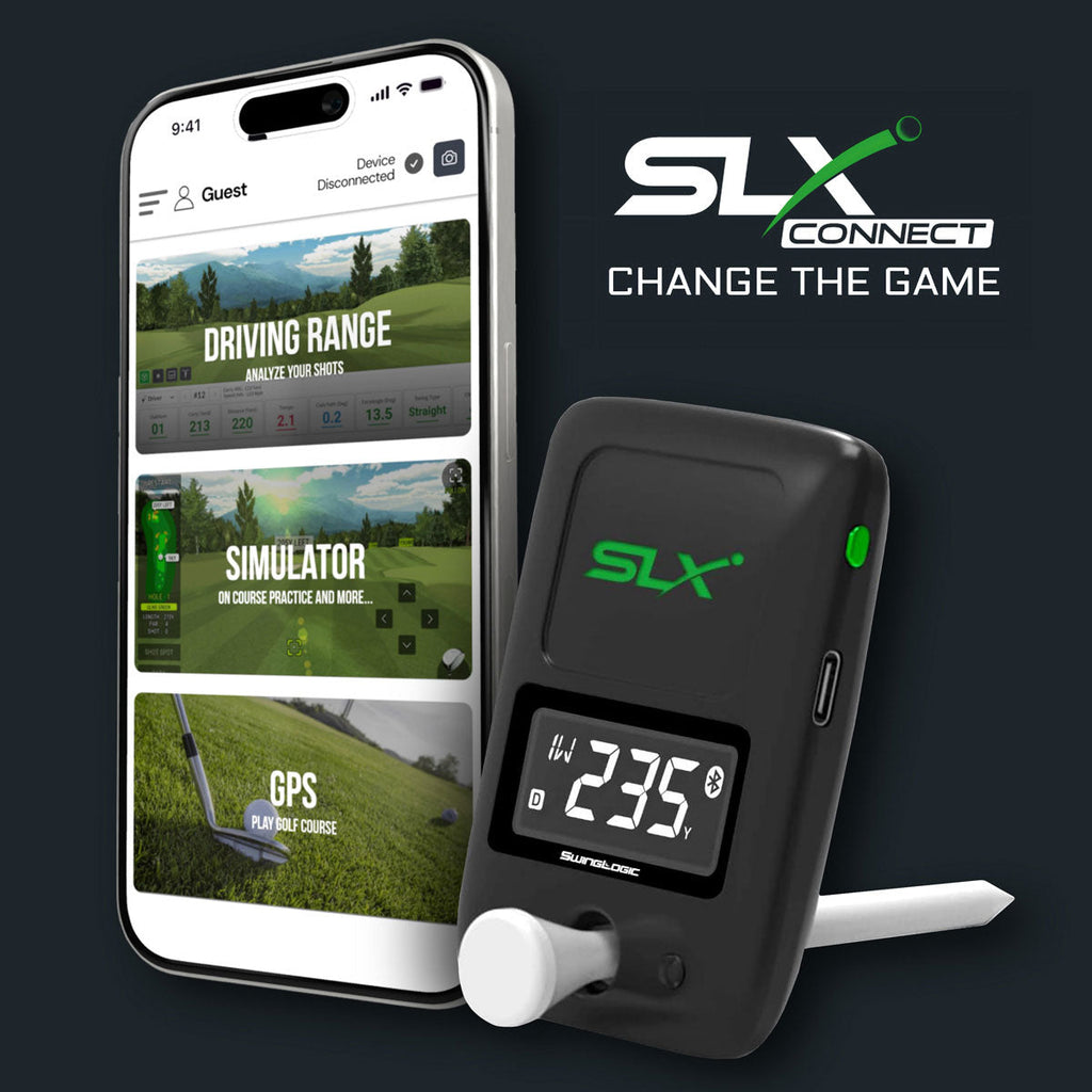 Swing Logic SLX HYBRID Mini Mobile Launch Monitor & GPS