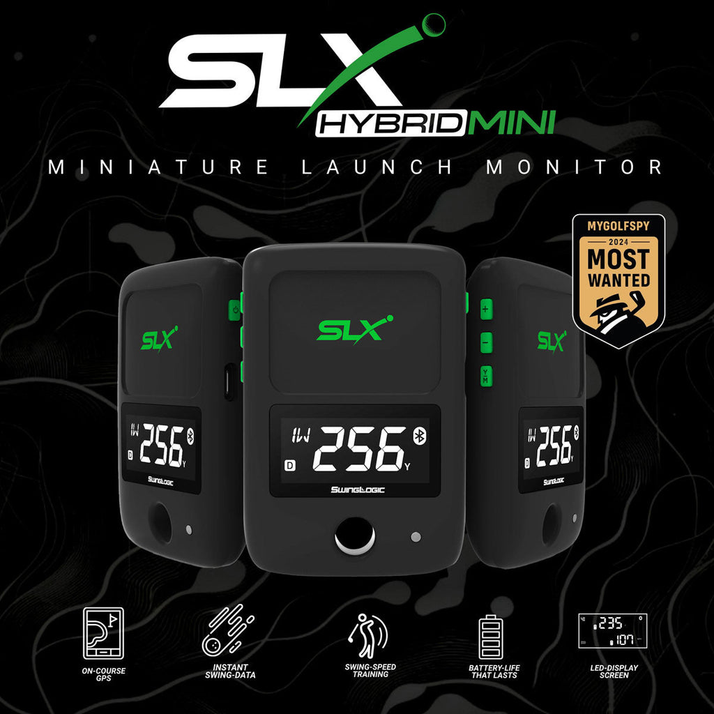 Swing Logic SLX HYBRID Mini Mobile Launch Monitor & GPS