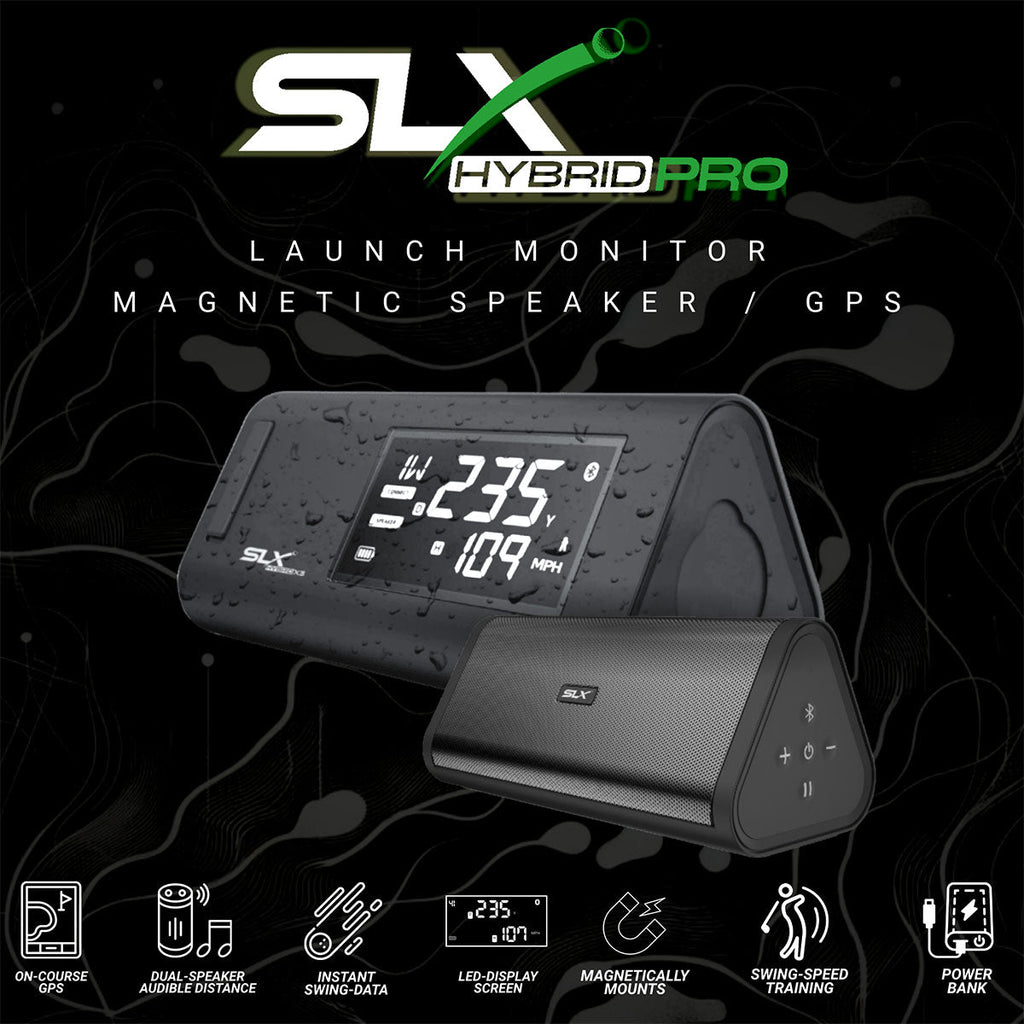 Swing Logic SLX HYBRID Pro Mobile Launch Monitor & GPS Speaker