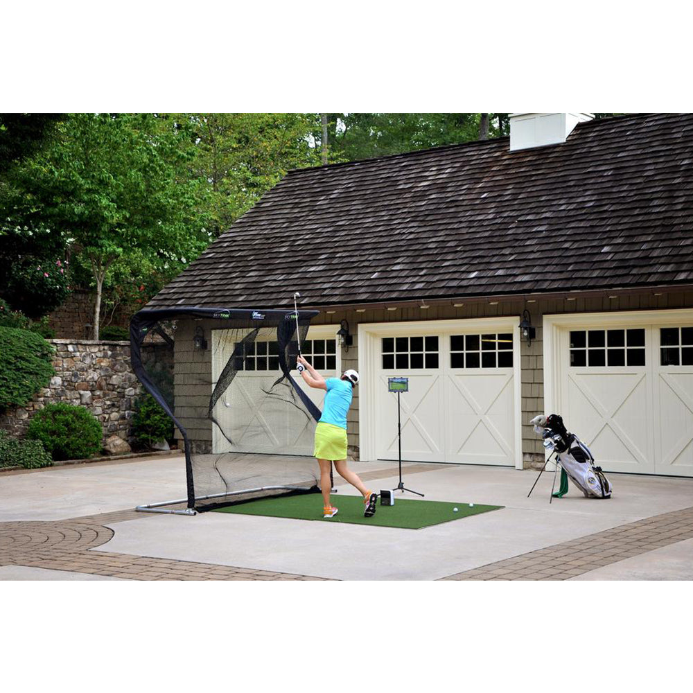 The Net Return Premium Golf Hitting Net Package with Hitting Turf, Side Barriers & Sand Bags