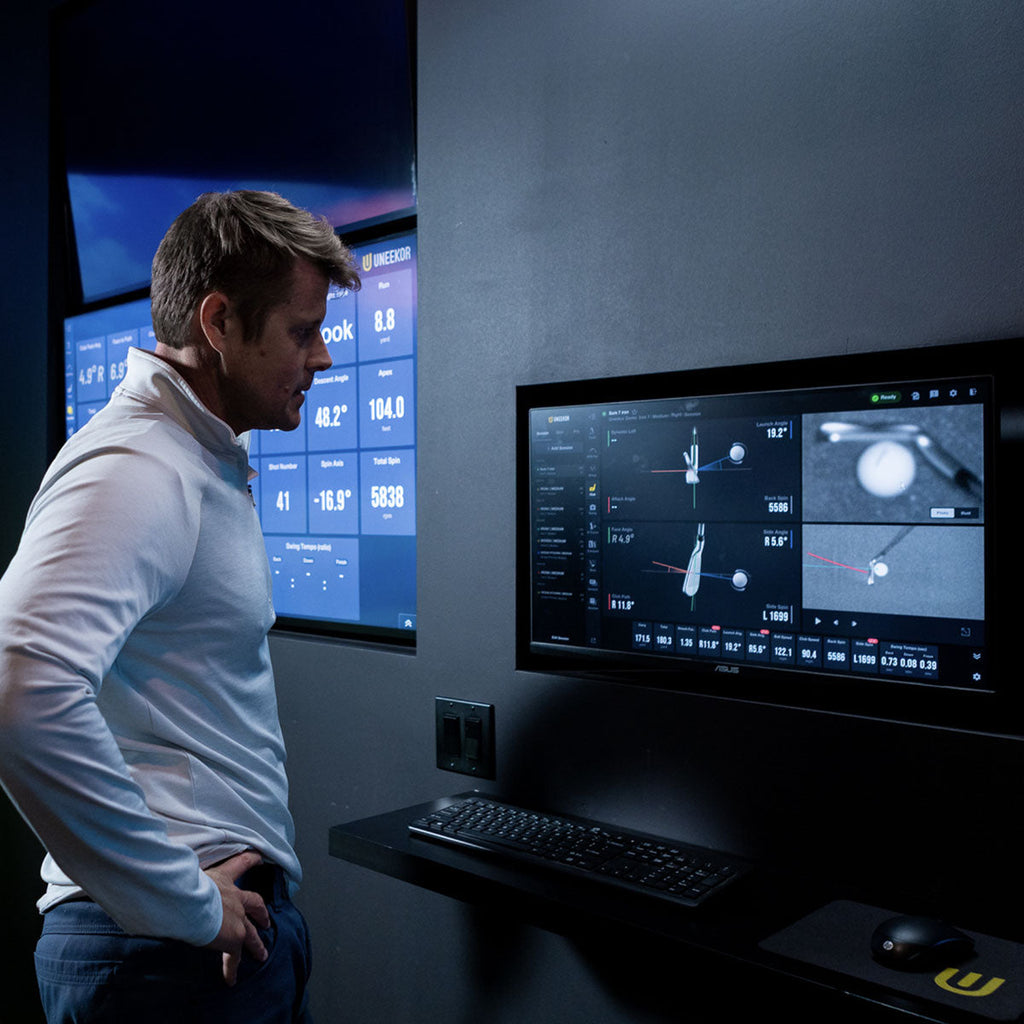 Uneekor EYE XR with PlayBetter SimStudio™ BYO (Build Your Own) Package – Custom Home Golf Simulator Studio Builder with Impact Screen, Enclosure, Optional Mats, Projector & More