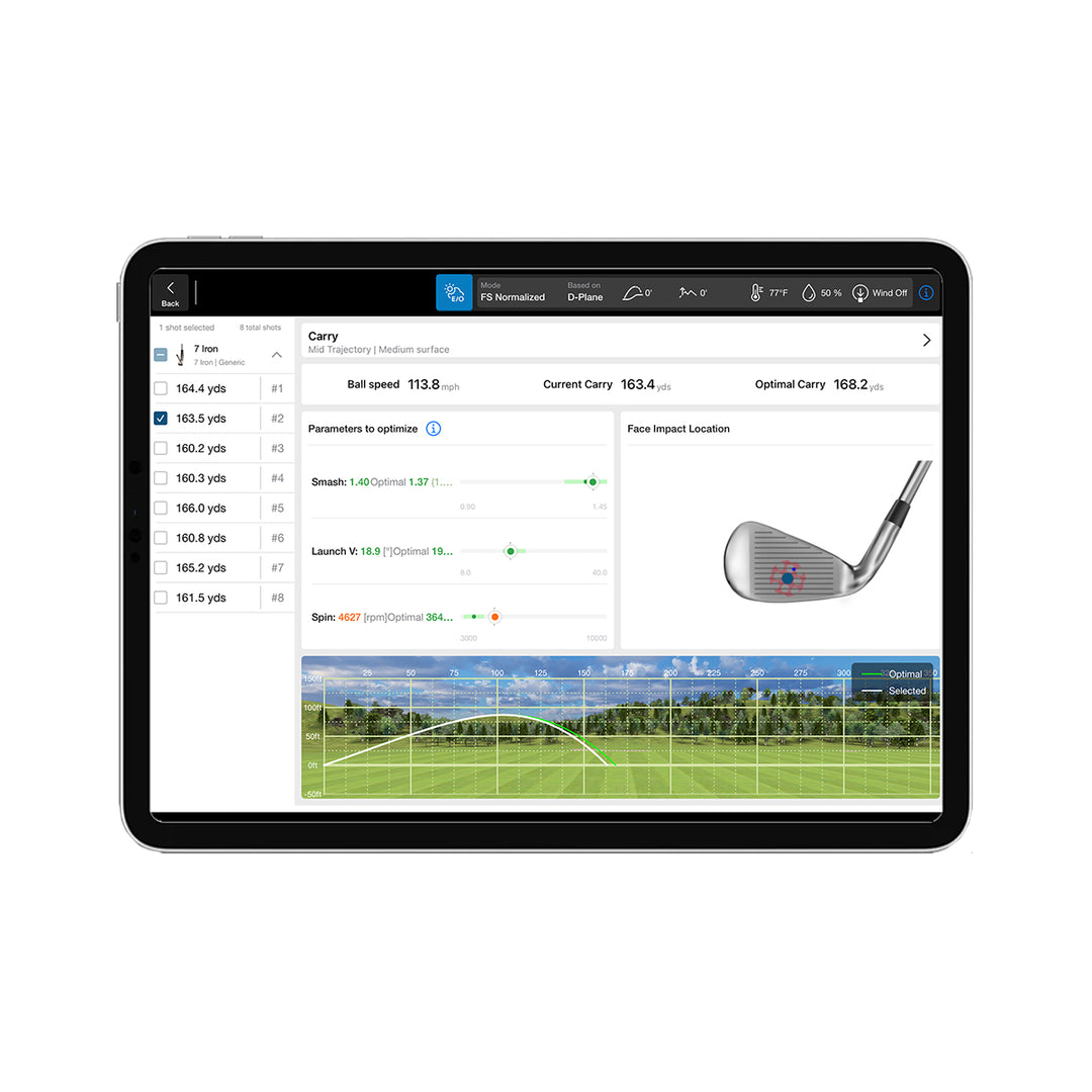 FlightScope X3C Golf Launch Monitor & Simulator