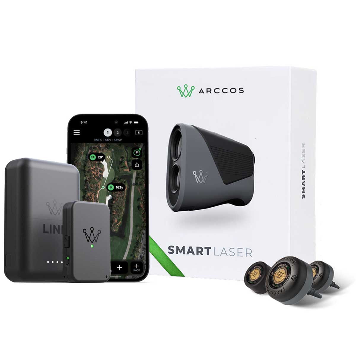 Arccos Smart Laser Rangefinder with Smart Sensors (GEN 4) Bundle