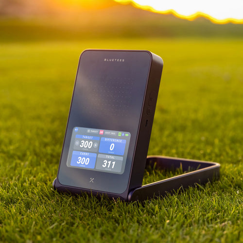 Blue Tees Golf Rainmaker Golf Launch Monitor Home Net Studio with The Net Return Premium Hitting Net Package