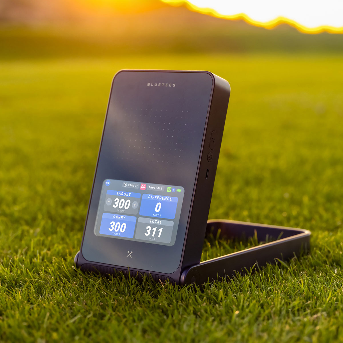 Blue Tees Golf Rainmaker with PlayBetter SimStudio™ ESSENTIALS Package | Golf Simulator Studio with Impact Screen, Enclosure, Hitting Mat & Projector