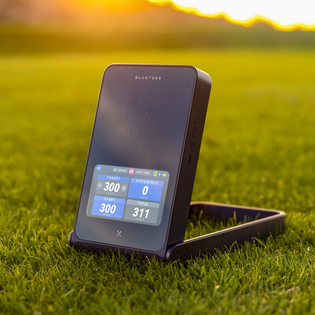 Blue Tees Golf Rainmaker SportScreen Vanish Retractable Golf Studio Complete Package | Home Golf Simulator Studio with Impact Screen, Enclosure, Hitting Mat, Putting Turf & Projector