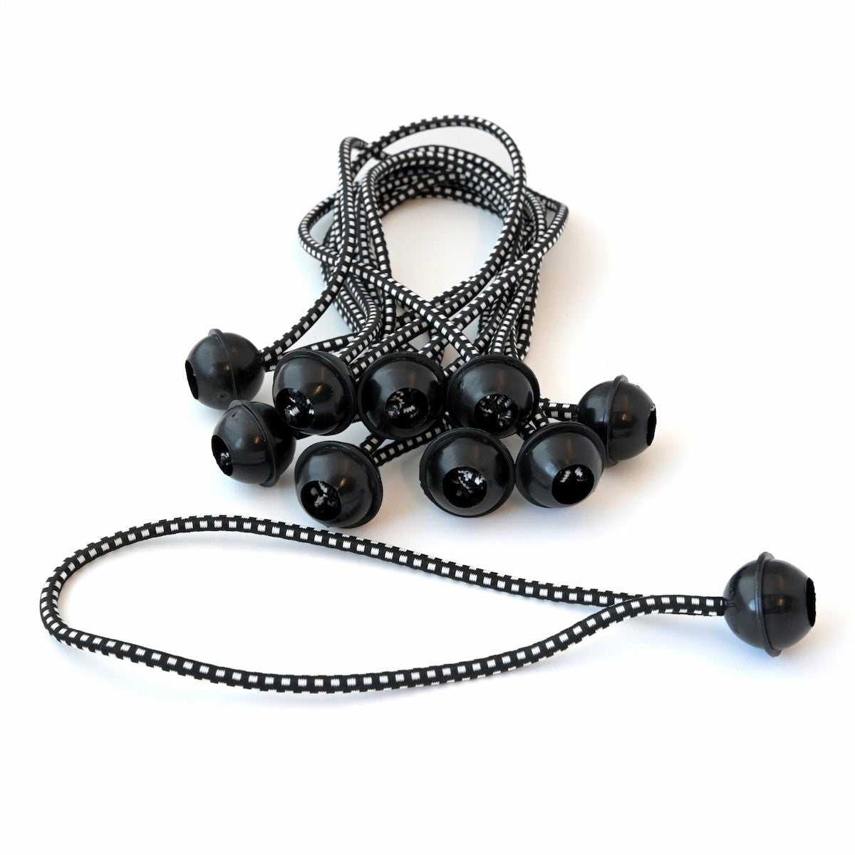 Carl's Black Ball Bungees - Sold Per Piece