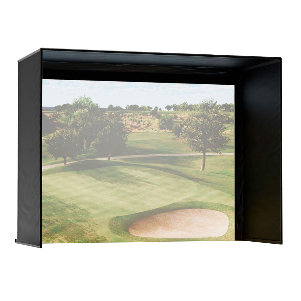 Carl's Place DIY Golf Simulator Enclosure Kit with Impact Screen