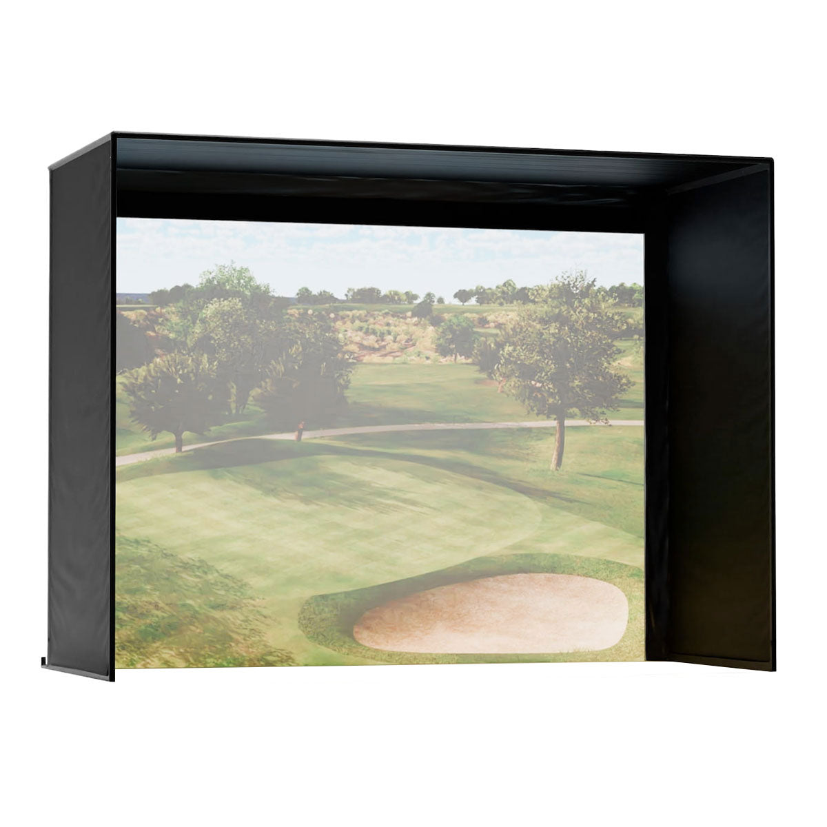 Carl's Place DIY Golf Simulator Enclosure Kit with Impact Screen