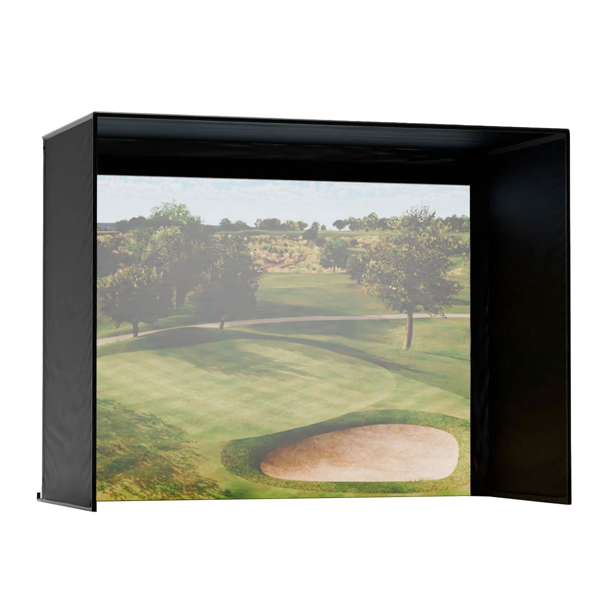 Carl's Place DIY Golf Simulator Enclosure Kit with Impact Screen