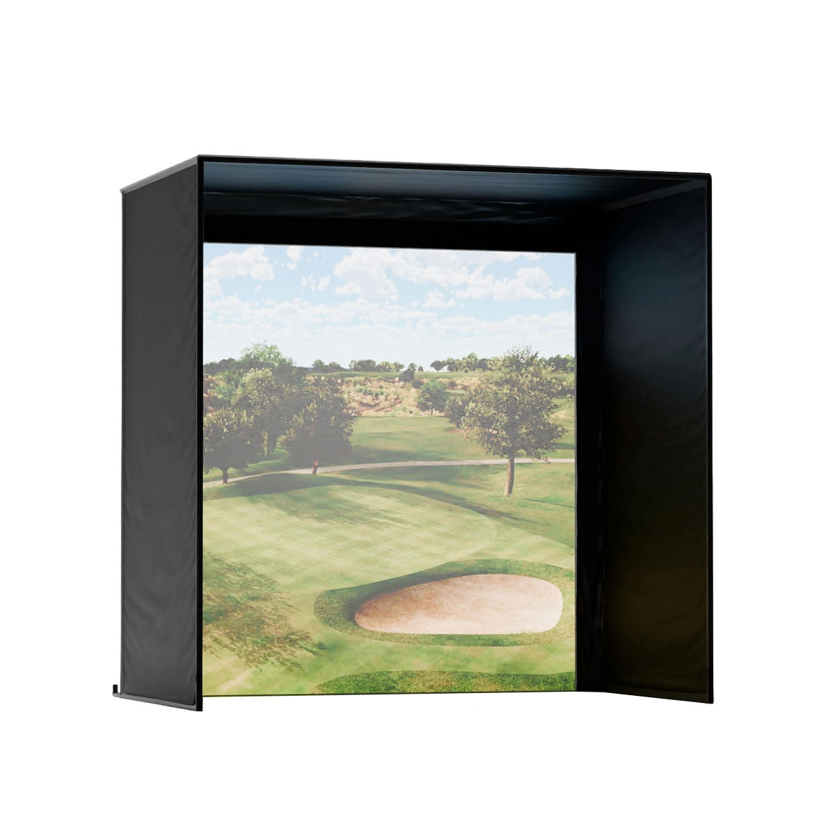 Carl's Place DIY Golf Simulator Enclosure Kit with Impact Screen