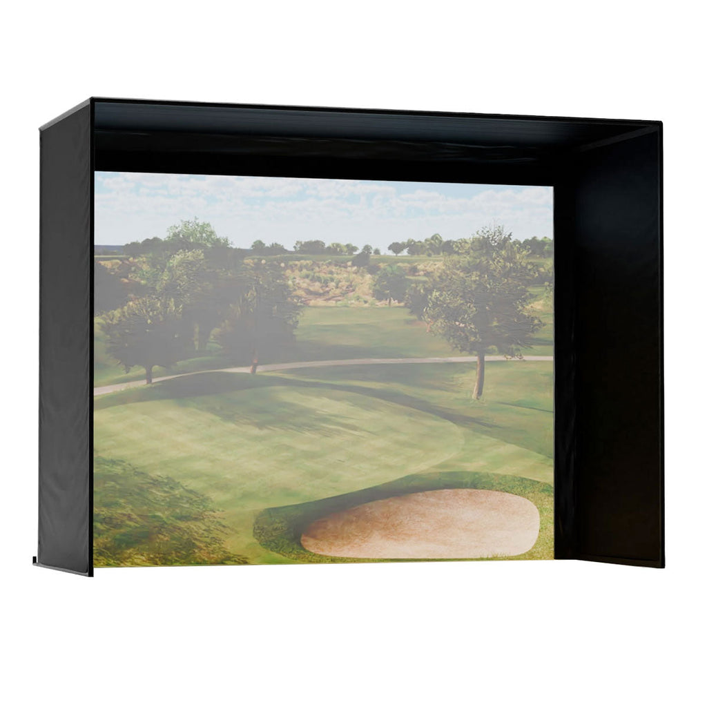 Carl's Place DIY Golf Simulator Enclosure Kit with Impact Screen