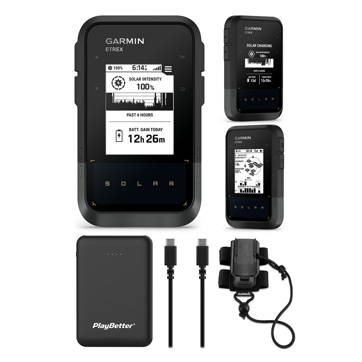 Garmin eTrex Solar Handheld Hiking GPS