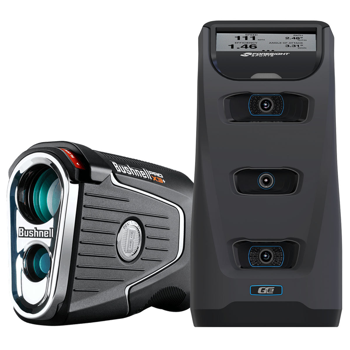 Foresight GC3 SportScreen Vanish LITE Hybrid-Retractable Golf Studio Complete Package | Home Golf Simulator Studio with Impact Screen, Enclosure, Hitting Mat, Putting Turf & Projector